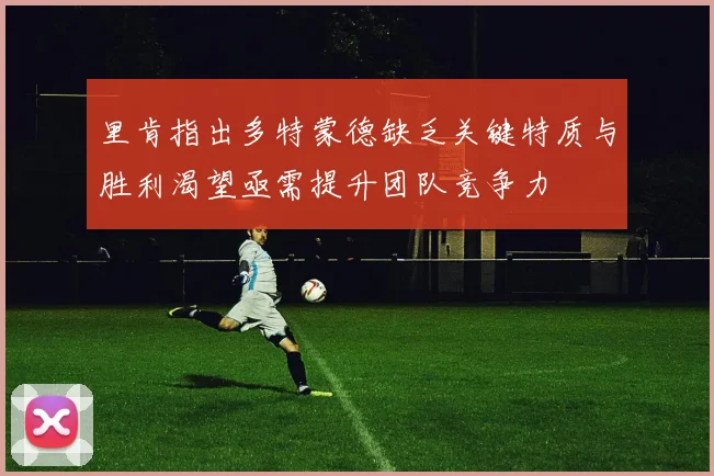 里肯指出多特蒙德缺乏关键特质与胜利渴望亟需提升团队竞争力